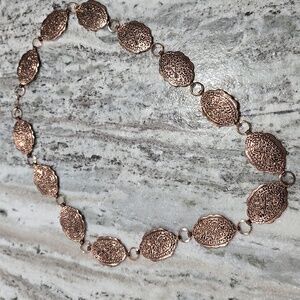 Vintage Copper Tone Chain Link Belt